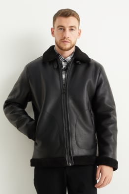 Veste imitation mouton - synthétique