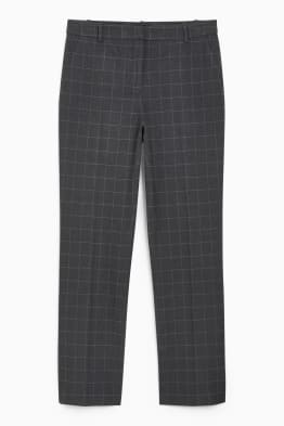 Business cloth trousers - mid-rise waist - straight fit