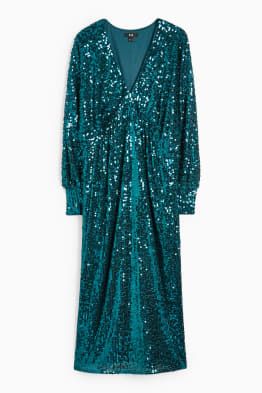 Robe en sequins - effet brillant