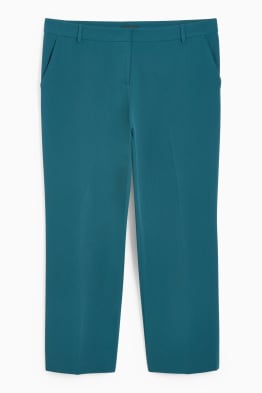 Cloth trousers - mid-rise waist - straight fit