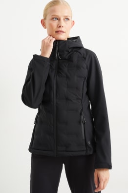 Softshell jacket with hood