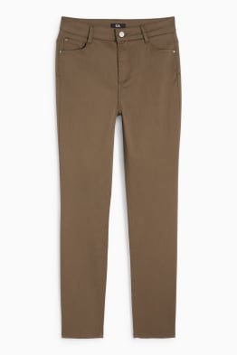 Pantalons - high waist - slim fit