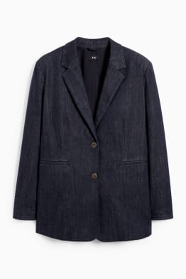 Blazer van spijkerstof - relaxed fit