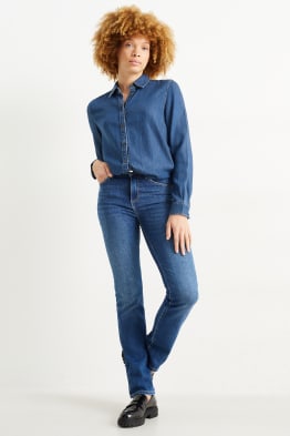 Straight jeans - talie medie - LYCRA®