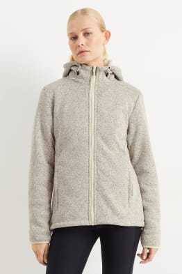 Zip-through hoodie