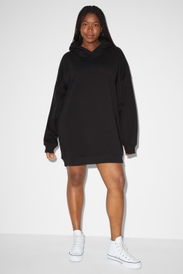 CLOCKHOUSE - sweatshirt dress with hood