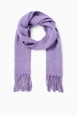 Fringed scarf