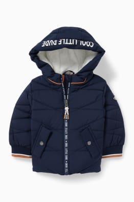 Baby quilted jacket with hood