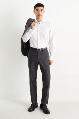 Pantalón de vestir - colección modular - regular fit - Flex - raya diplomática