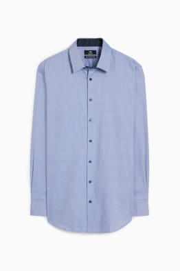 Camicia Oxford - regular fit - collo all'italiana - facile da stirare