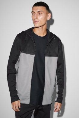 Zip-through hoodie