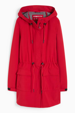 Softshell coat with hood - 4-way stretch