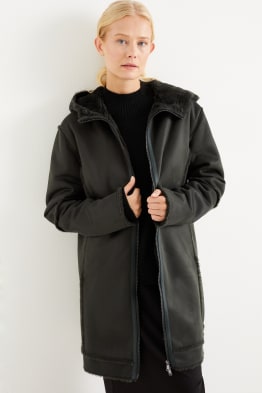 Coat with hood