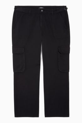 CLOCKHOUSE - Pantalons cargo - high waist - straight fit