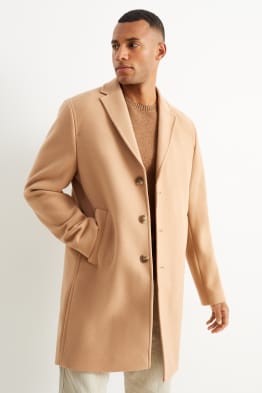 Abrigo color camel on sale hombre