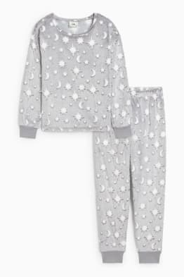 Pijama de iarnă - 2 piese - cu model