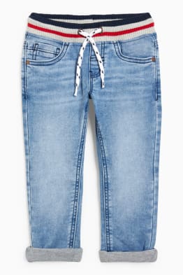 Slim jeans - dżinsy ocieplane - jog denim - LYCRA®