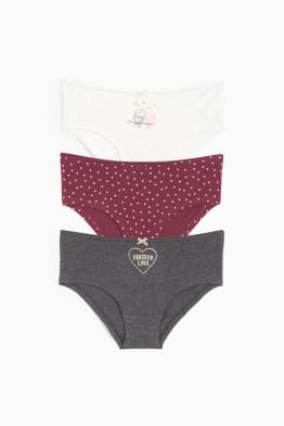 Multipack of 3 - owl - bikinis