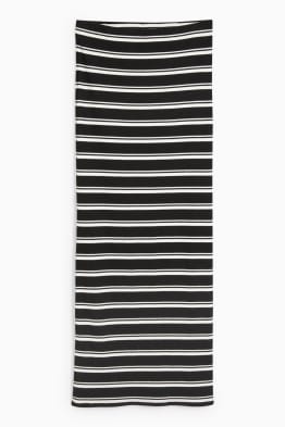 CLOCKHOUSE - knitted skirt - striped