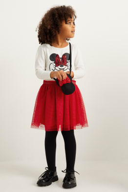 Minnie Maus - Set - Kleid, Tasche und Strumpfhose - 3 teilig