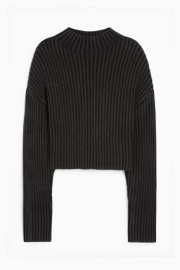 CLOCKHOUSE - pulover cu guler drept - reiat