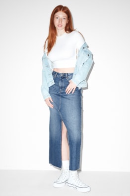 Jupe en jean pour femme prix minis I E Shop C A