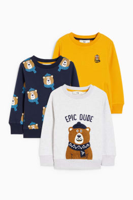 Multipack of 3 - bear - sweatshirt