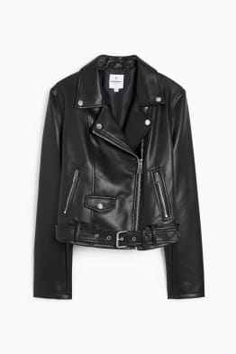 CLOCKHOUSE - biker jacket - faux leather