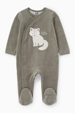 Vulpe - pijama salopetă bebeluși