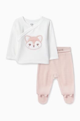 Wasbeer - newbornoutfit - 2-delig