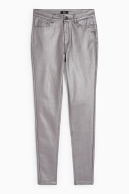 Cloth trousers - high waist - skinny fit