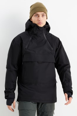 Ski jacket with hood