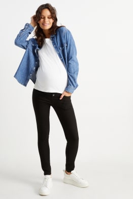 Těhotenské džíny - skinny jeans - LYCRA®