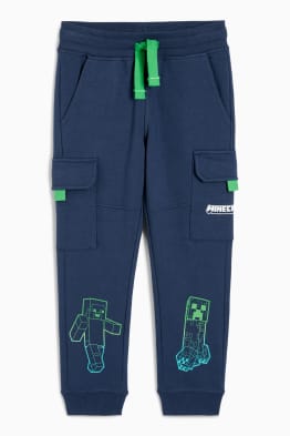 Minecraft - cargo teplákové kalhoty