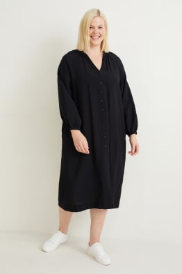 Kleid mit V-Ausschnitt