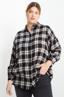 CLOCKHOUSE - flannel blouse - check