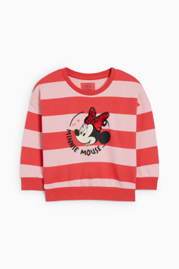 Minnie Mouse - bluză de molton - cu dungi