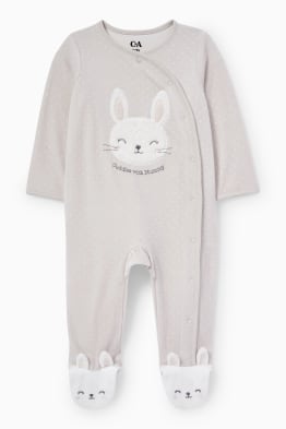 Rabbit - baby sleepsuit