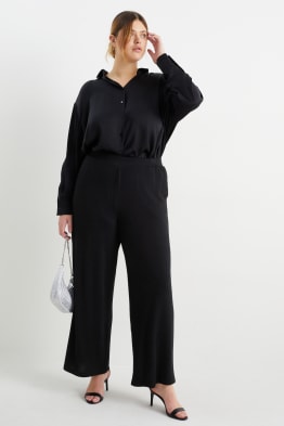 CLOCKHOUSE - broek van jersey - wide leg