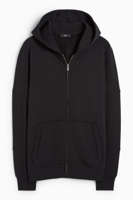 Zip-through hoodie