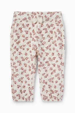 Pantalon de jogging pour bébé - à fleurs