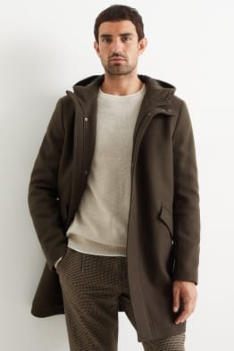 Manteau à capuche