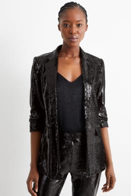 Blazer con paillettes - relaxed fit