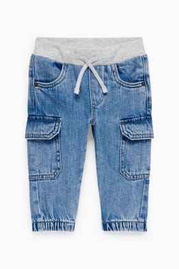 Jeans cargo neonati