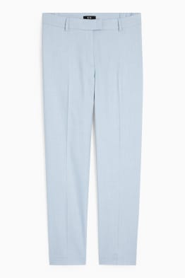 Pantalons formals - mid waist - slim fit - Mix & Match