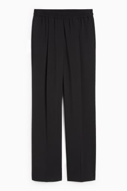 Pantalon - high waist - straight fit