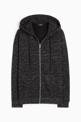 Zip-through hoodie