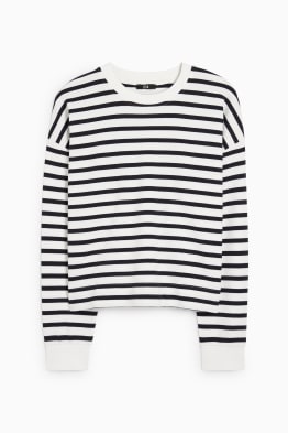 Basic sweatshirt - striped