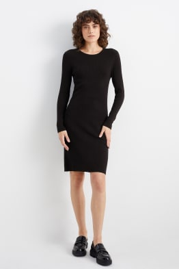 Basic bodycon knitted dress