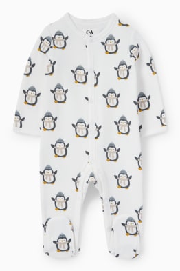 Pinguin - pijama salopetă bebeluși